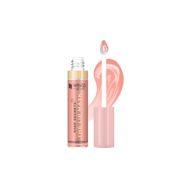 Masque à lèvres nourrissant AA Wings of Color Star Secrets /03/ Peach Sorbet 5 g