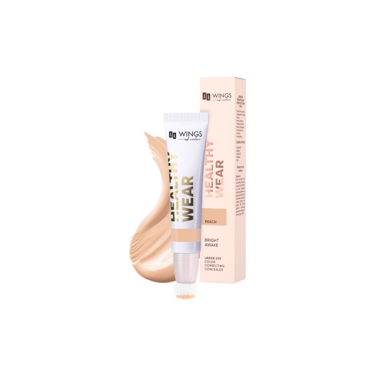 AA Wings of Color Healthy Wear Bright Awake Peach Oogconcealer 13 ml