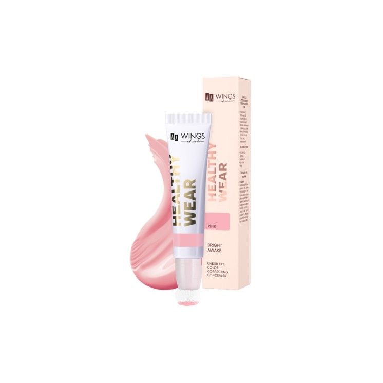 AA Wings of Color Healthy Wear Bright Awake Concealer voor donkere kringen, Pink 13 ml