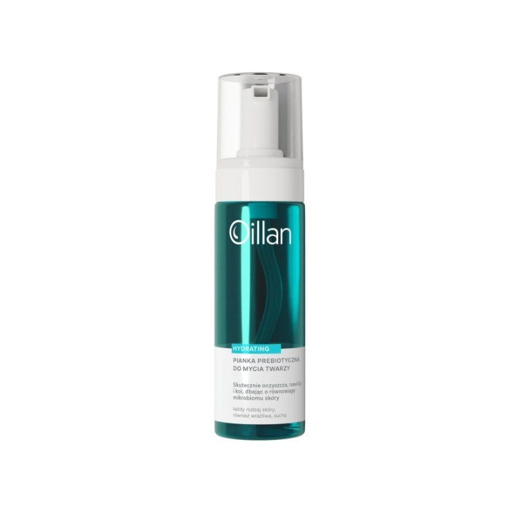 Mousse nettoyante visage prébiotique Oillan Hydrating 150 ml