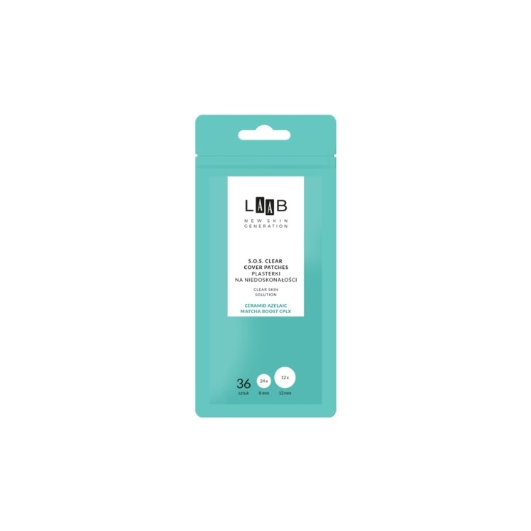 Patchs Clear SOS Clear Skin Cover AA LAAB, 36 pièces.