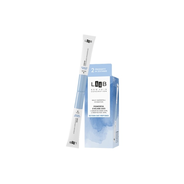 AA LAAB Milky Waterfall Hydration Duo Soin Contour des Yeux Puissant Sérum Jour + Crème Nuit 2 x 10 ml