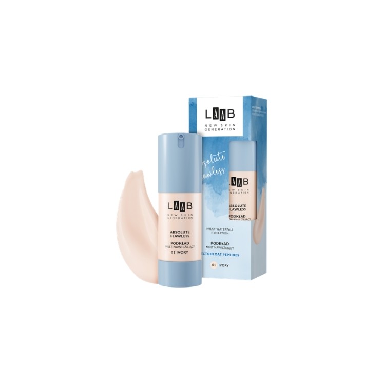 AA LAAB Milky Waterfall Hydration Absolute Flawless multinawilżający Podkład do twarzy /01/ Light 30 ml