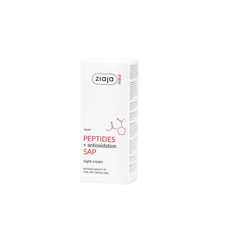 Ziaja Med Peptides Nachtcrème voor het gezicht 50 ml