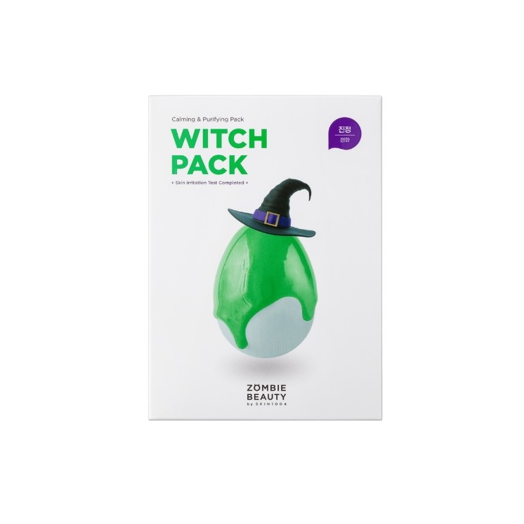 Masque nettoyant visage en profondeur Zombie Beauty by SKIN1004 Witch Pack 8 masques de 15 g