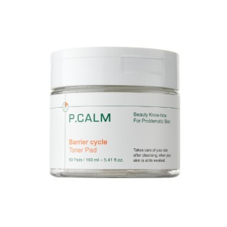 P.Calm Barrier Cycle Toner Pad kojący Tonik do twarzy w płatkach 60 sztuk