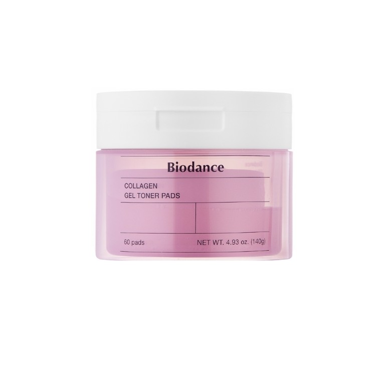 Biodance Collagen Gel Toner Pads kolagenowe Płatki ujędrniające do twarzy 60 sztuk