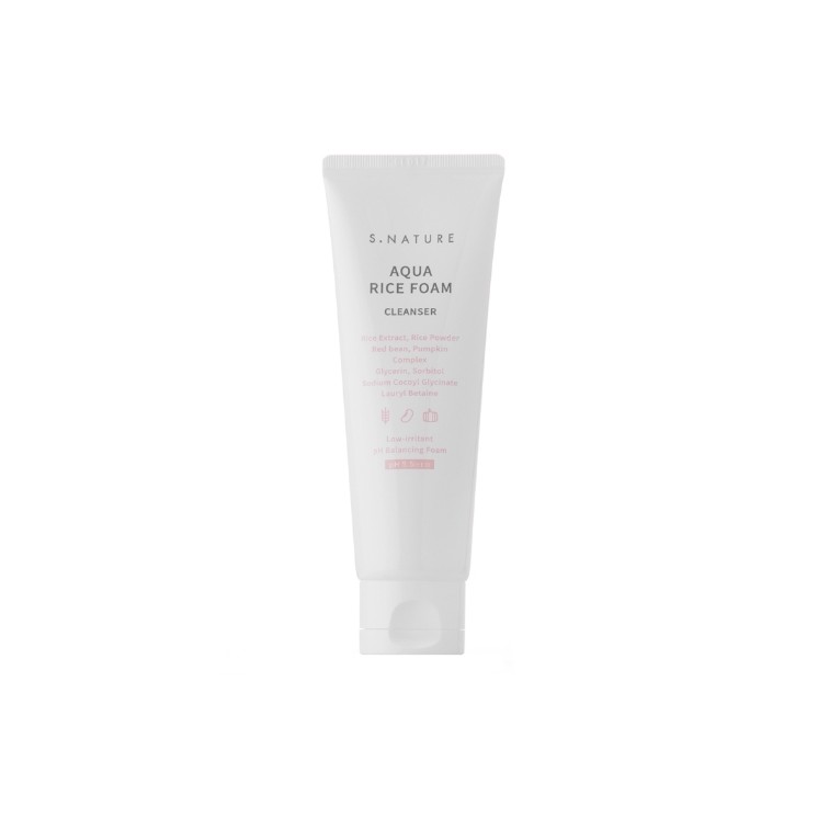 Nettoyant moussant au riz S.Nature Aqua 80 ml
