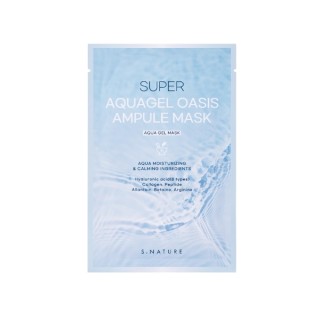Masque en tissu hydratant pour le visage S.Nature Super Aquagel Oasis (1 pièce)