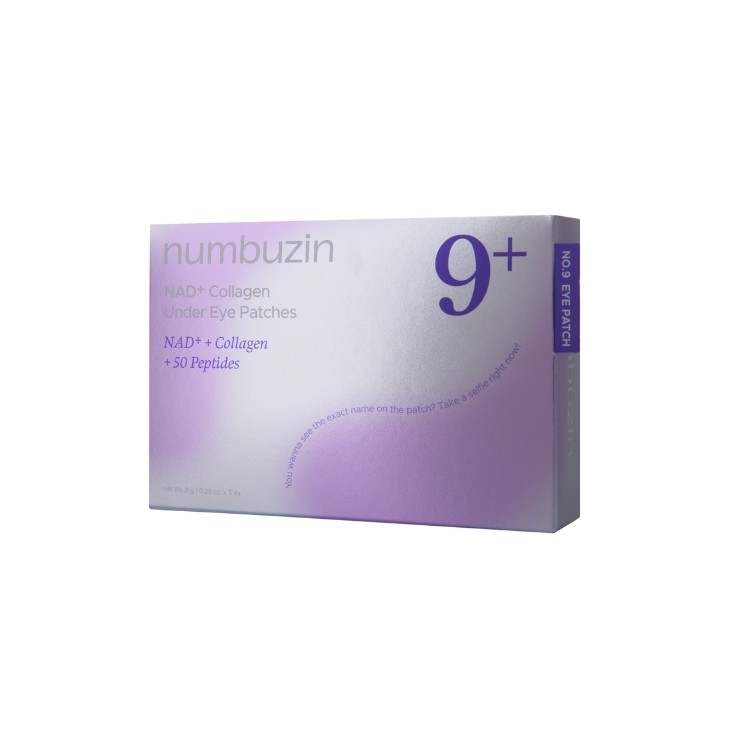 Numbuzin No.9 NAD Collagen Under Eye Patches with Coenzyme NAD+ 5 pcs