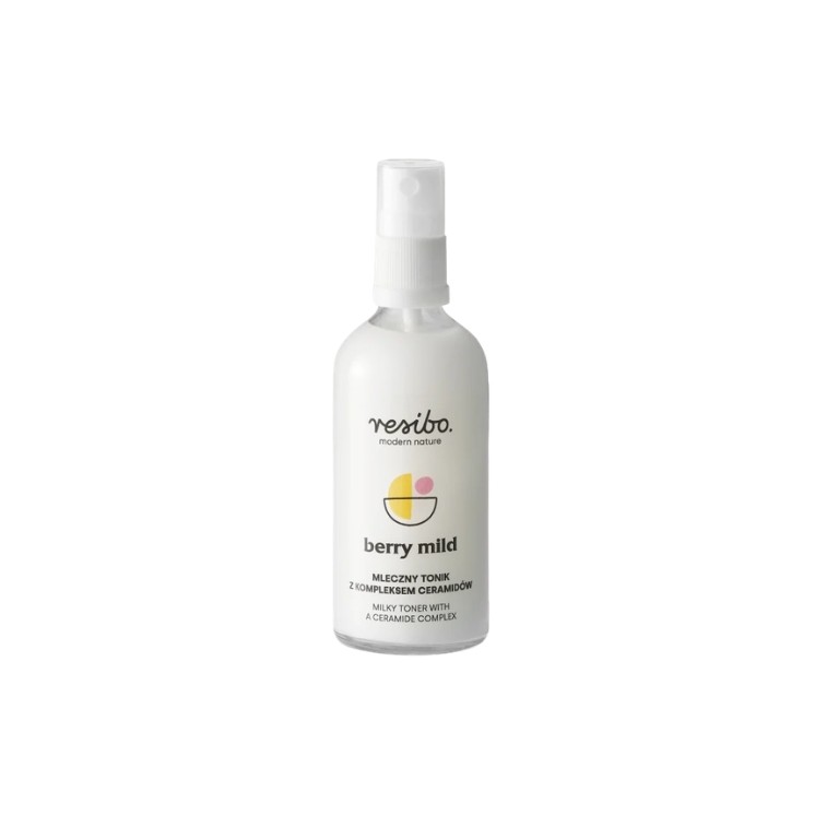 Tonique doux au lait et aux Berry Resibo avec complexe de céramides 100 ml