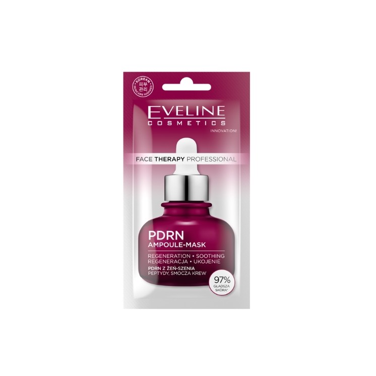 Masque visage en ampoules Eveline Face Therapy Professional avec PDRN 8 ml