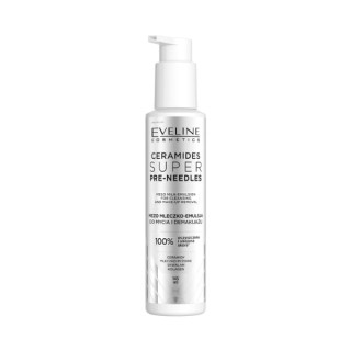 Eveline Ceramides Super Pre-needles Mezo Reinigende en Make-up Verwijderende Melk-emulsie 145 ml