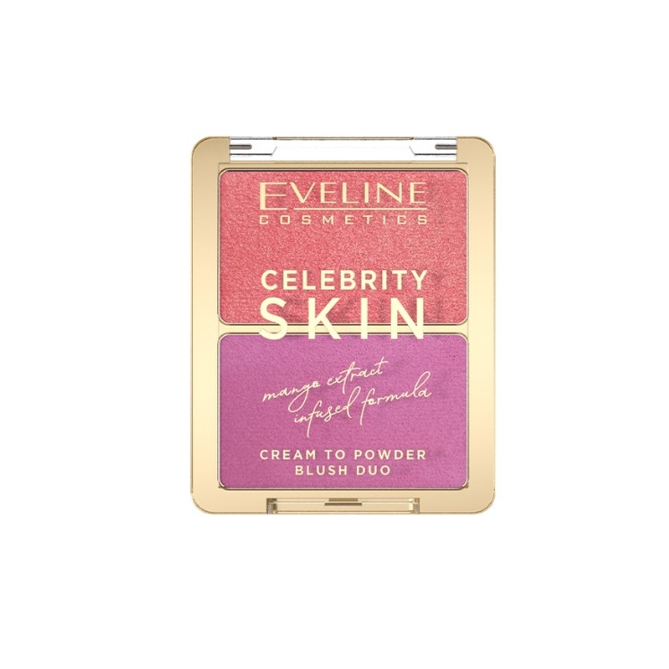 Duo de blush crémeux Eveline Celebrity Skin /02/ 8 g