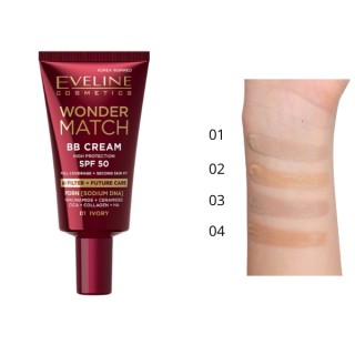 Eveline Wonder Match BB Cream met SPF50 /02/ Vanilla 30 ml