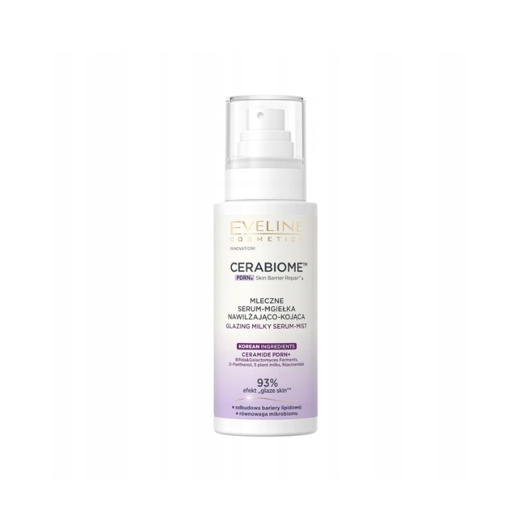 Brume de sérum lacté hydratante et apaisante pour le visage Eveline Cerabiome 150 ml
