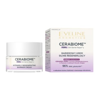 Crème barrière Eveline Cerabiome pour une régénération intensive du visage 50 ml