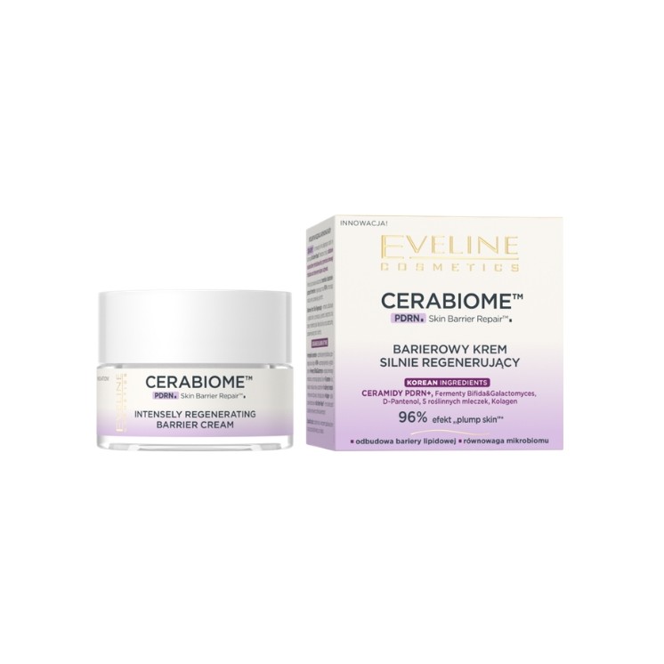 Crème barrière Eveline Cerabiome pour une régénération intensive du visage 50 ml