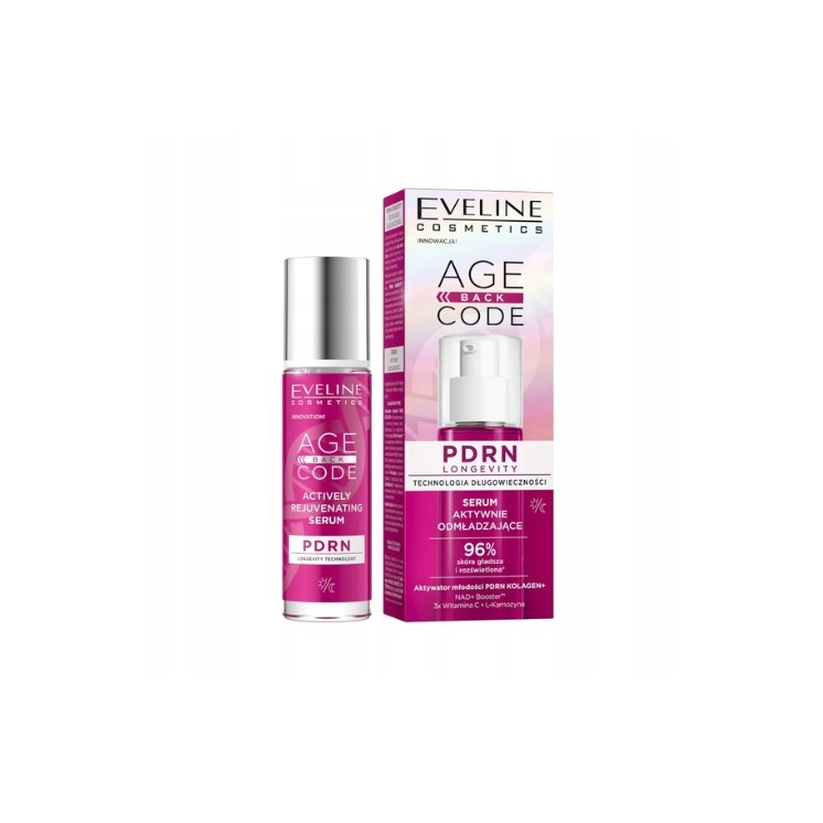 Eveline Age Back Code aktywnie odmładzające Serum do twarzy z PDRN 30 ml