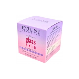 Masque de nuit Eveline Glass Skin , crème-masque de nuit riche et nourrissante 50 ml