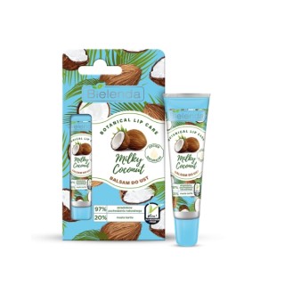 Baume à lèvres botanique Bielenda Soin des lèvres Noix Milky Coconut 10 g