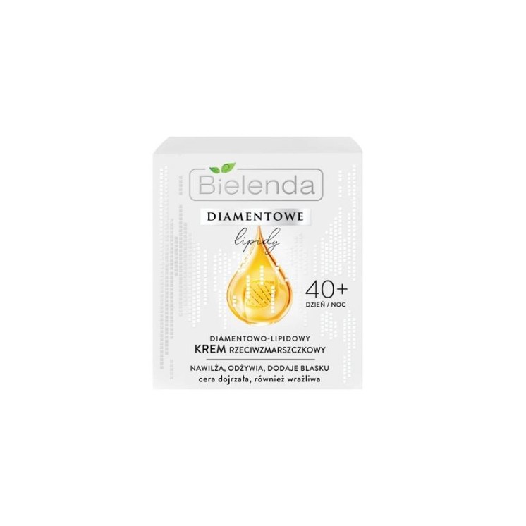 Crème anti-rides Bielenda Diamond 40+ Jour/Nuit