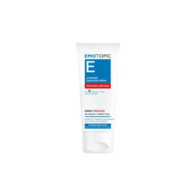 Emotopic Bacteria Control Medical Gezichts- en Oogcrème 50 ml