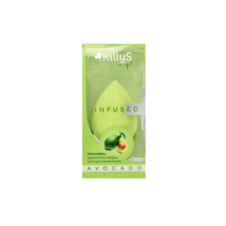 Killys Make Me Up! Make-up sponsje met avocado-extract, 1 stuk