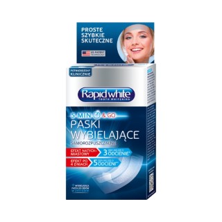 Bandes blanchissantes pour les dents Rapidwhite
