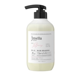 Shampoing parfumé Peony en fleurs Jmella in France , lissant et nourrissant pour cheveux secs 500 ml