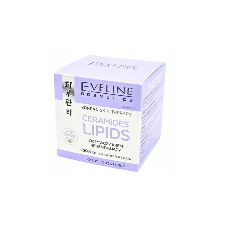 Crème nourrissante régénérante Eveline Korean Therapy aux céramides et lipides 50 ml