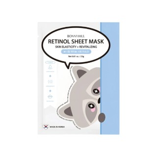 BonnyHill Retinol Sheet Mask: Verstevigend en revitaliserend gezichtsmasker (1 stuk)