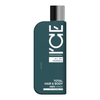 Ice Professional Men Total Hair & Body Wash 2-in-1 Shampoo en bodywash voor mannen 250 ml