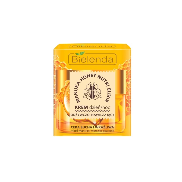 Bielenda Manuka Honey Nutri Elixir Nourishing and Moisturizing Day/Night Face Cream 50 ml