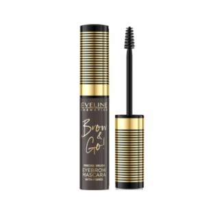 Eveline Brow & Go Eyebrow Mascara /02/ Dark 6ml