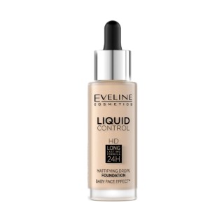 Eveline Liquid Control Foundation in druppelaar /016/ Vanilla Beige 32 ml