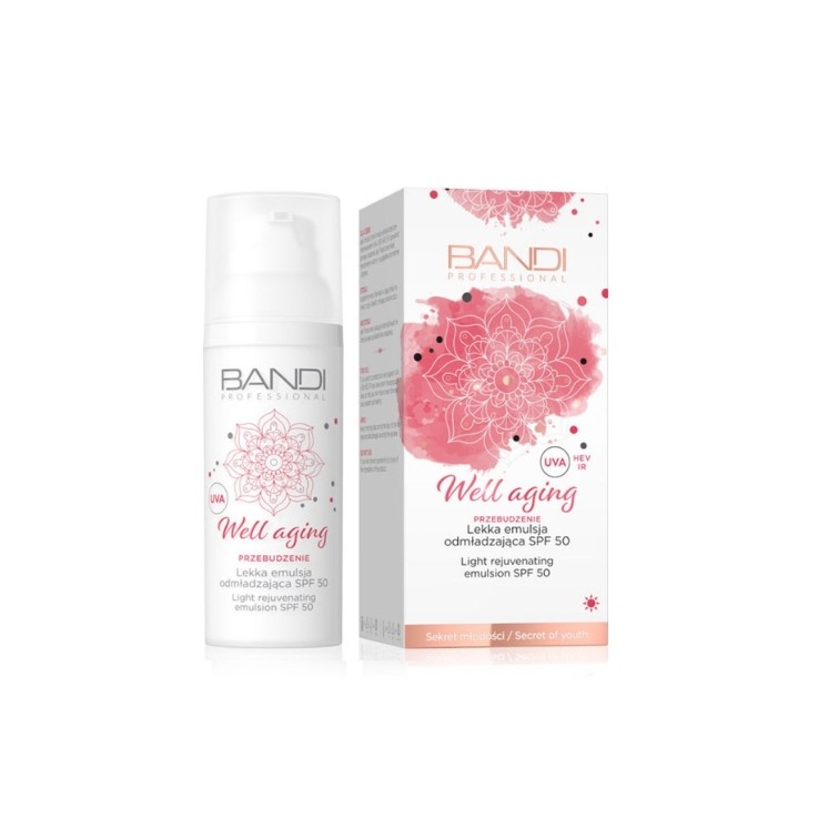 Émulsion rajeunissante légère Bandi Well Aging SPF50 50 ml