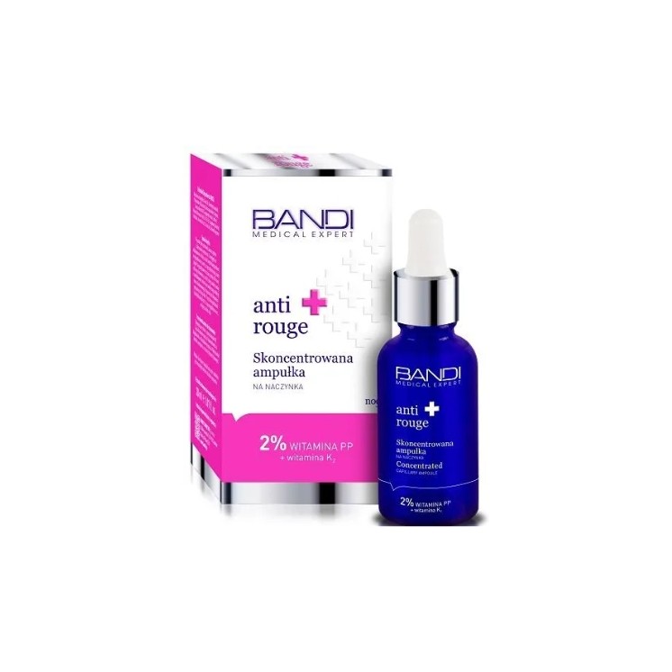 Ampoule concentrée anti Rouge Bandi Medical Expert pour capillaires 30 ml