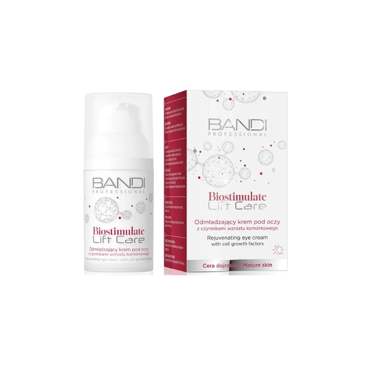 Crème contour des yeux rajeunissante Bandi Biostimulate Lift Care aux facteurs de croissance cellulaire 30 ml
