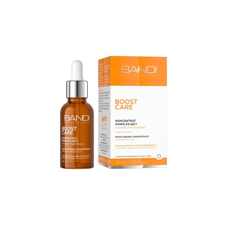 Concentré hydratant Bandi Boost Care à l'acide hyaluronique pur 30 ml