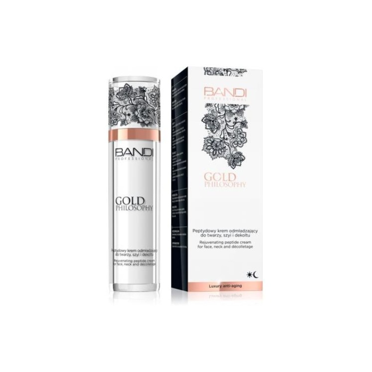 Bandi Gold Philosophy Peptide Rejuvenating Cream for Face, Neck and Décolleté 50 ml