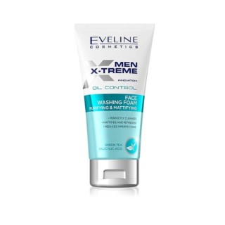 Eveline Men X-Treme Innovation ! Oil Control Cleansing and Mattifying Facial Wash Foam 150 ml
