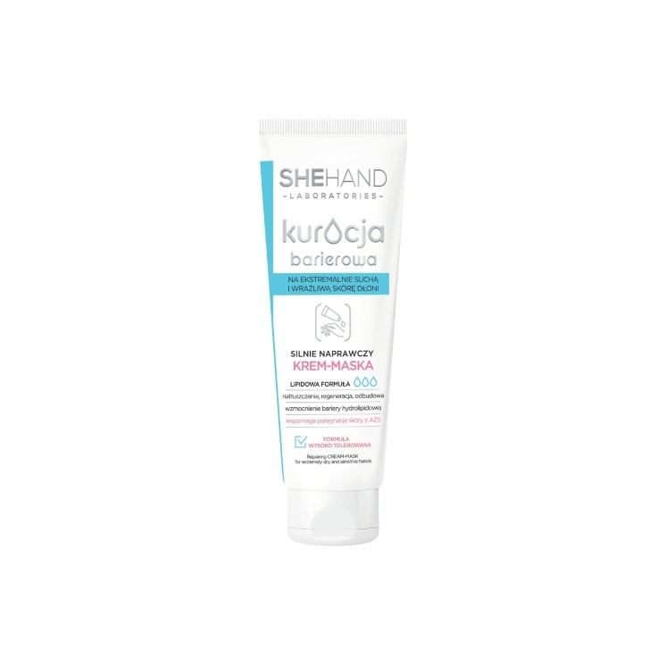 Soin barrière SheHand Crème-masque mains réparatrice intense 75 ml