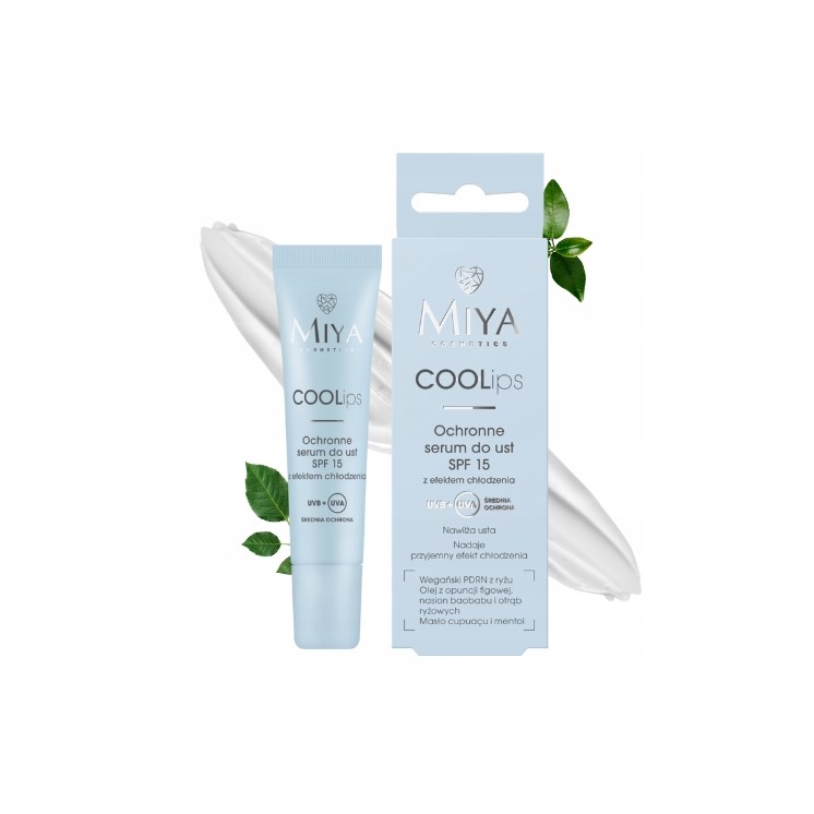Miya Cosmetics COOLips beschermend lippenserum SPF15 met verkoelend effect 10 g