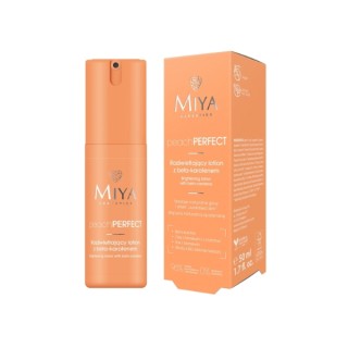 Miya Cosmetics peachPERFECT Verhelderende Gezichtslotion met bètacaroteen 50 ml