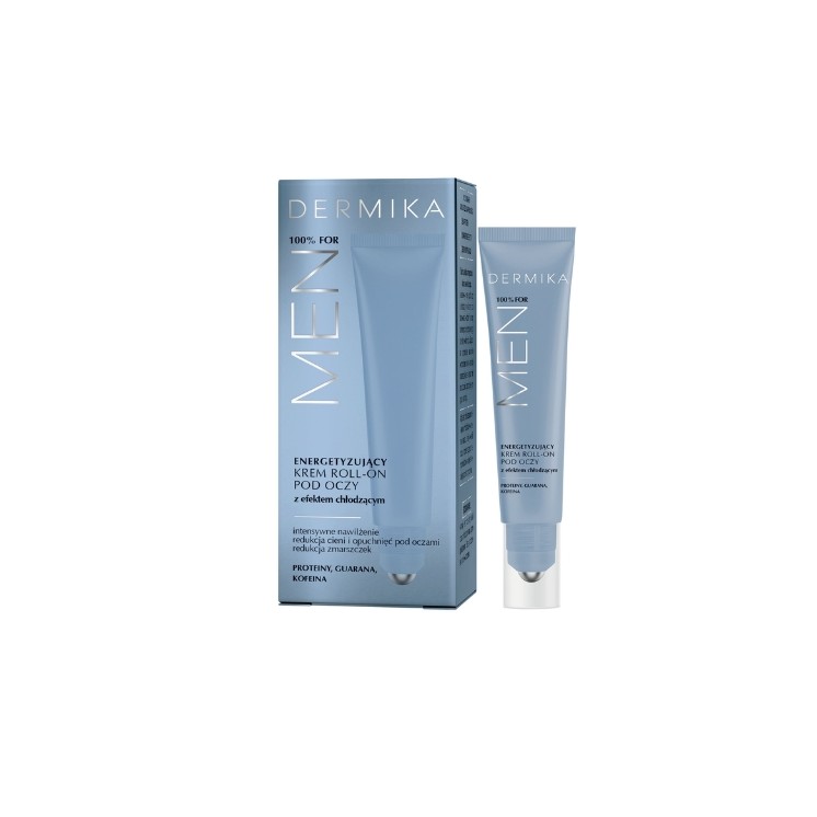 Dermika Men Energizing Roll-On Oogcrème met verkoelend effect 15 ml