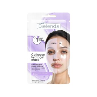 Bielenda Collagen Hydrogel Mask moisturizing and firming face mask 1 piece
