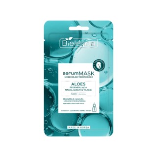 Bielenda serumMASK Molecular Technology regenererend Aloë Vera Serum Sheet Mask 1 stuk