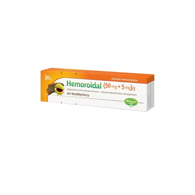 Hemorroïdale gel (50 mg + 5 mg)/g Rectale gel 30 g