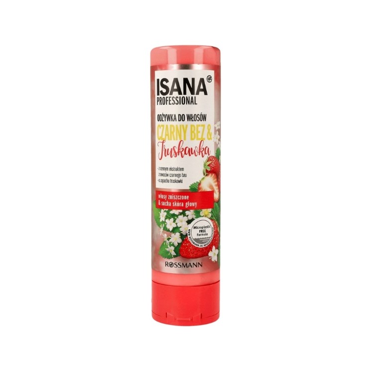 Isana Professional Haarconditioner Vlierbes & Aardbei 250 ml